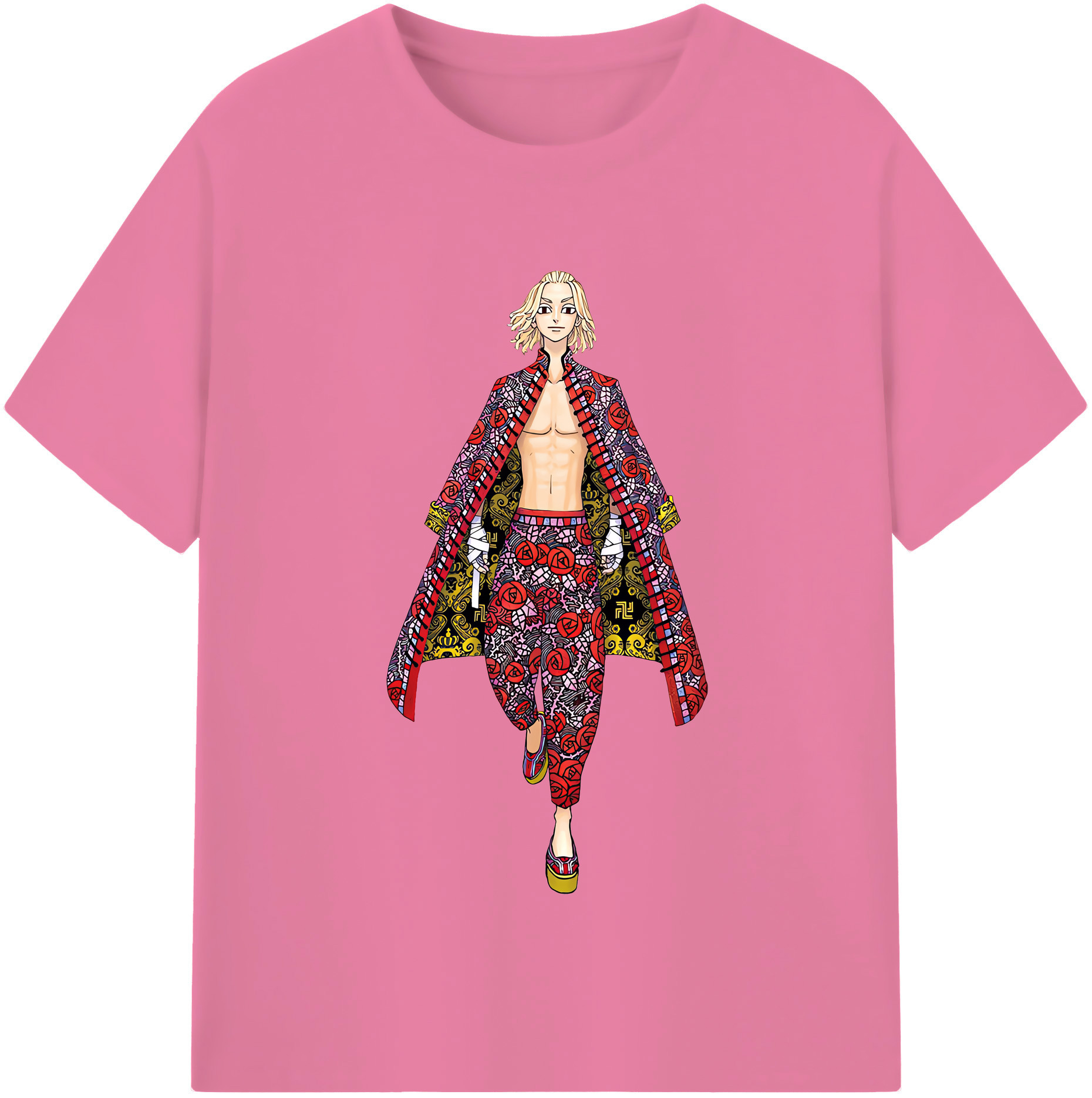 （画像用） 東京リベンジャーズ Tokyo Revengers 綿100％半袖Tシャツ（フロントプリント）